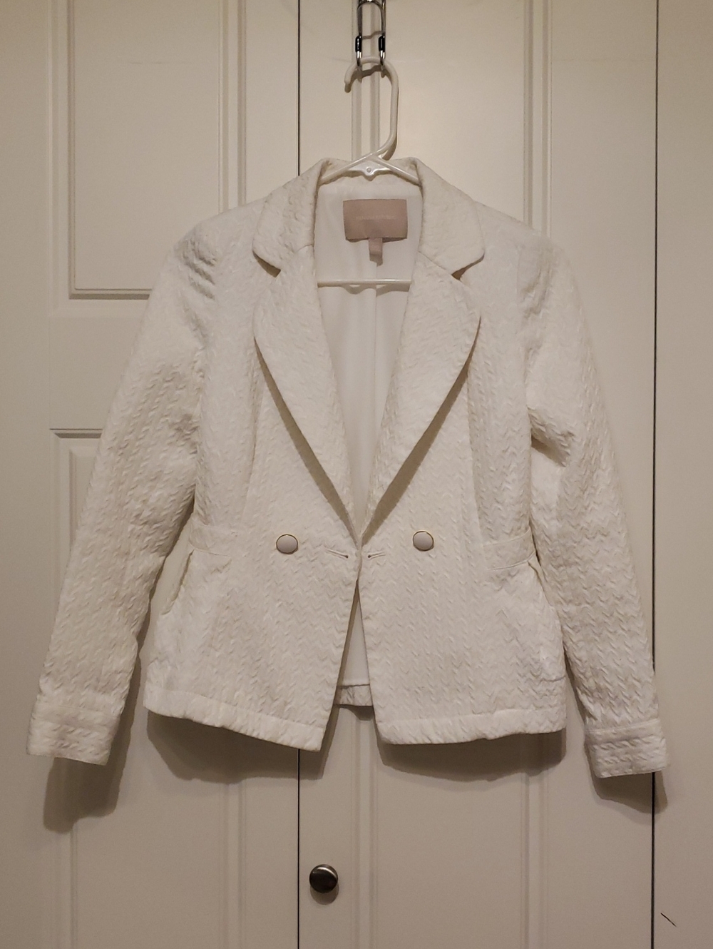 Banana Republic Women's White Blazer. Size 00